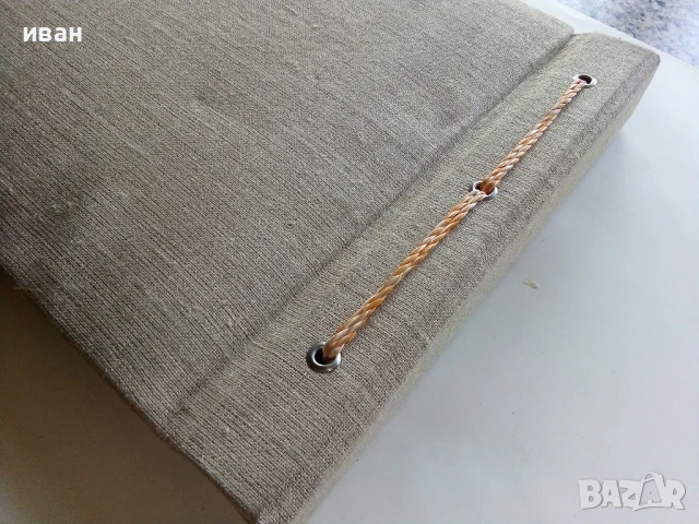 Голям ретро албум за снимки 37 листа неупотребяван, снимка 10 - Други ценни предмети - 51074845