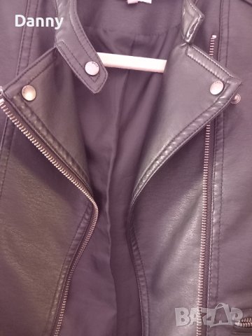 Кожено яке ONLY 140 см, снимка 8 - Детски якета и елеци - 44001219