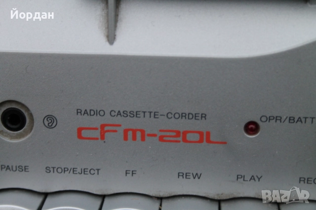 Радио касетофон ''Sony CFM 20L'', снимка 8 - Радиокасетофони, транзистори - 52367439