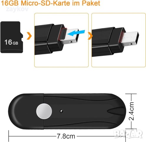 Мини камера TANGMI, 1080P HD видеозапис и запис на снимки, мини камера за наблюдение, снимка 3 - Камери - 44111157