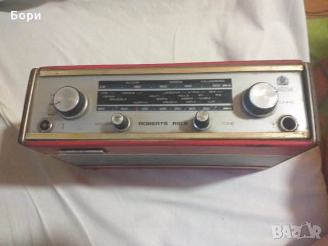 Радио ROBERTS RIC 2  1970г, снимка 2 - Радиокасетофони, транзистори - 26569343