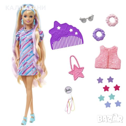 Barbie Totally Hair звезди HCM87, снимка 3 - Кукли - 43211693