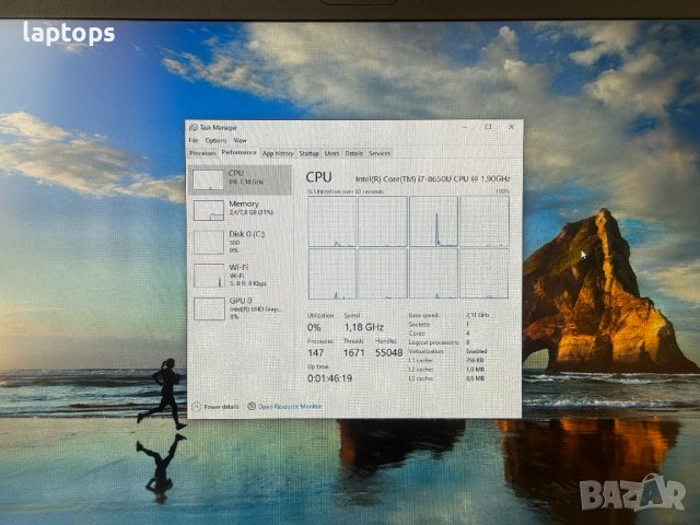 Лаптоп HP PROBOOK 650 G4 15,6" i7-8650U/8GB/ 256GB NVMe /15,6" FullHD/HDMI, снимка 5 - Лаптопи за дома - 43067557
