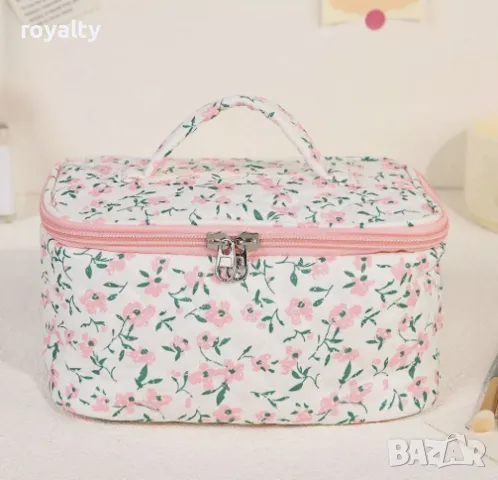 Флорална чанта за гримове
