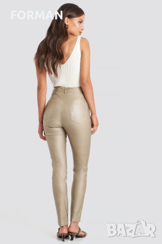 УНИКАЛЕН спортно-елегантен панталон с нежен златист перлен ефект , снимка 3 - Панталони - 40674051