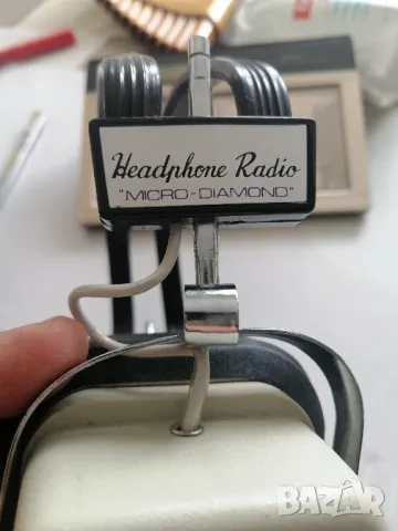 Ретро AM радио Headphone Radio Micro-Diamond, снимка 9 - Радиокасетофони, транзистори - 50053362