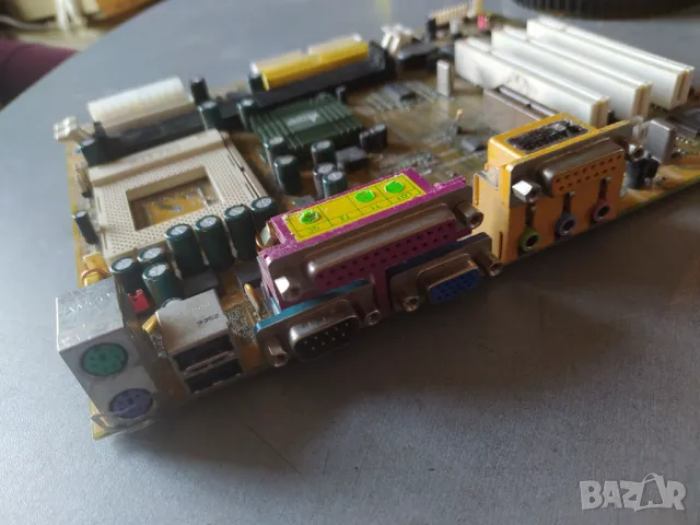 Платка Acorp дъно soket 370 ISA, PCI за стар компютър , снимка 2 - Дънни платки - 48445773