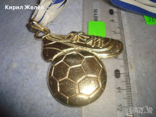 ПОЗЛАТЕН СПОРТЕН КОЛЕКЦИОНЕРСКИ МЕДАЛ с ЛЕНТА 30627, снимка 4 - Антикварни и старинни предмети - 37954889