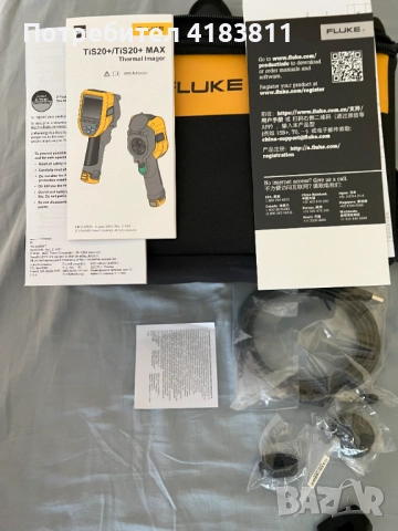 Термовизионна камера FLK-TIS20+ MAX 9HZ, LCD 3.5" (320x240), 120x90, IP54, FLUKE, снимка 4 - Камери - 51822998