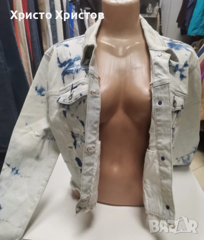 Дамско дънково яке TractrBLU Размер L , снимка 4 - Якета - 53606908