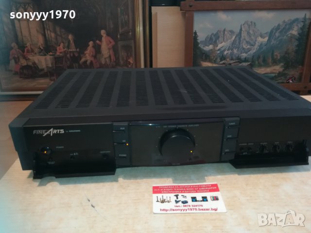 ПОРЪЧАН-Fine Arts HiFi Stereo AMPLIFIER-внос SWISS 2503211912, снимка 3 - Ресийвъри, усилватели, смесителни пултове - 32303755