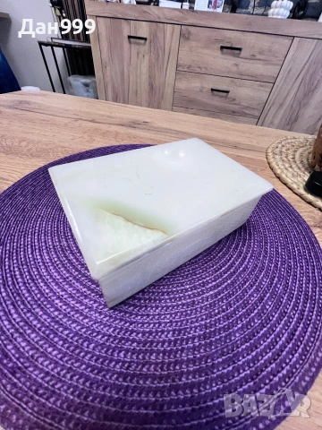 Страхотна кутия за бижута от бял оникс, снимка 4 - Декорация за дома - 53475861