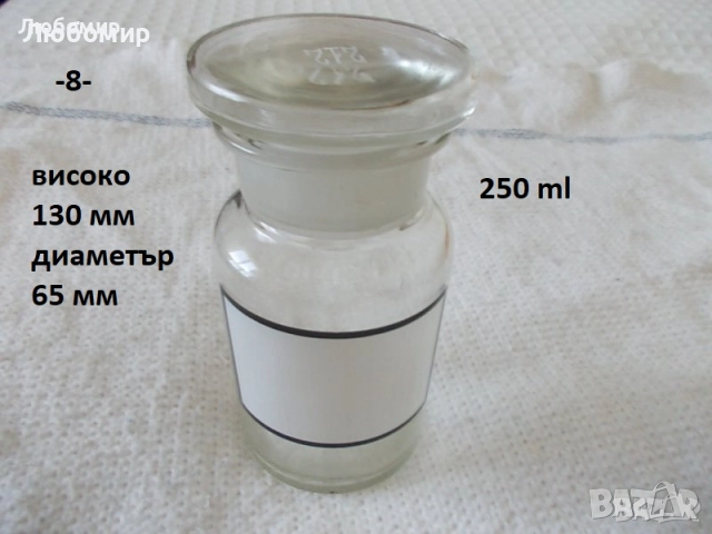 Старинна аптекарска стъклария - списък, снимка 8 - Медицински консумативи - 51498575