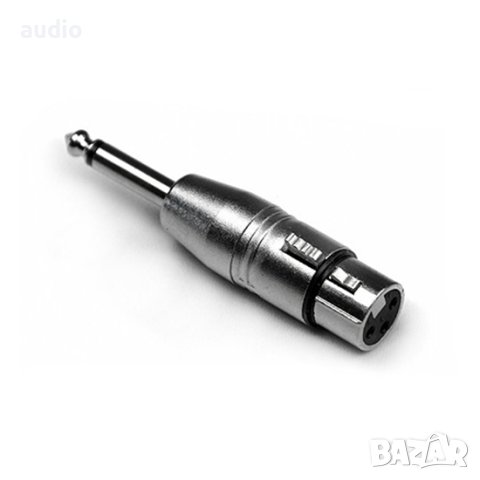  Преход XLR женски – 6.3mm мъжки mono 
