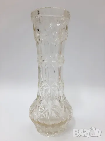 Стара кристална стъклена ваза (2.2), снимка 6 - Антикварни и старинни предмети - 49148960
