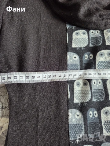 Нова черна рокля с бухали, снимка 3 - Рокли - 51168128