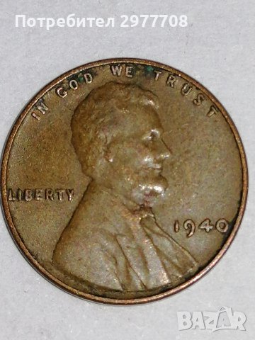 1 cent 1940 , снимка 2 - Нумизматика и бонистика - 37000976