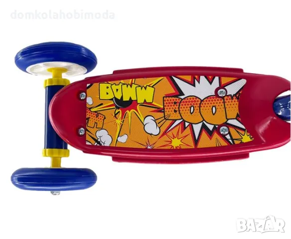 Тротинетка, Метална деткса с големи гуми, 140х27мм/120х27мм, снимка 2 - Скутери и тротинетки - 47915145