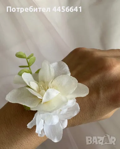 Сватбени бутониери, гривни за шаферки, закичванки, снимка 1