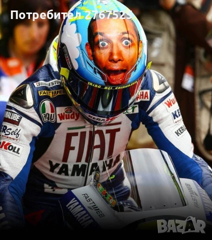 Колекционерска Лимитирана Agv K-3 L Valentino Rossi мото каска Роси , снимка 2 - Колекции - 50714050