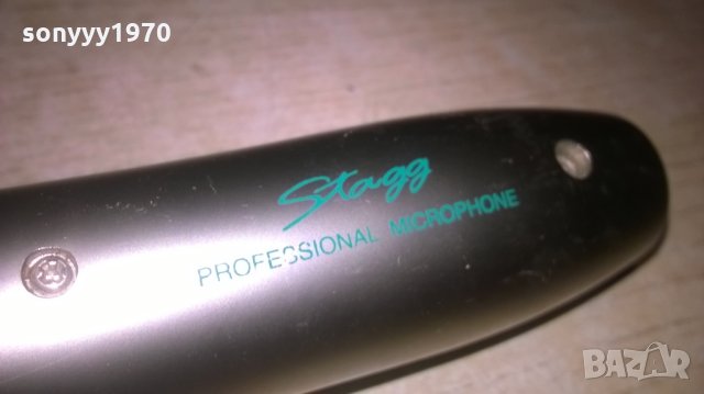 stagg professional microphone-метален-внос франция, снимка 12 - Микрофони - 27737691