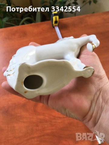 ПОРЦЕЛАН ФИГУРА СТАТУЕТКА ПОЗЛАТА, снимка 5 - Други ценни предмети - 37265013