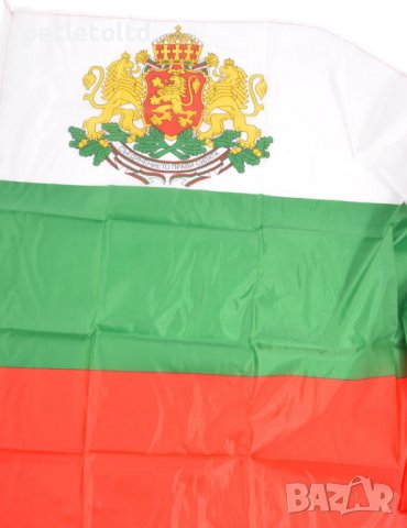 Българско знаме с ГЕРБ 145 см Х 92 см, снимка 1 - Други стоки за дома - 39326955