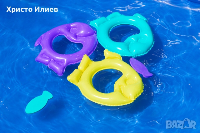 Надуваем детски басейн Bestway с животни 134 x 131 x 73 см, снимка 9 - Басейни и аксесоари - 51906772