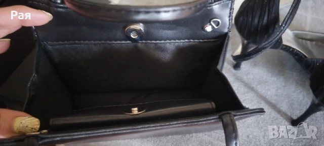 Комплект обувки с чантичка, снимка 6 - Дамски елегантни обувки - 51332812