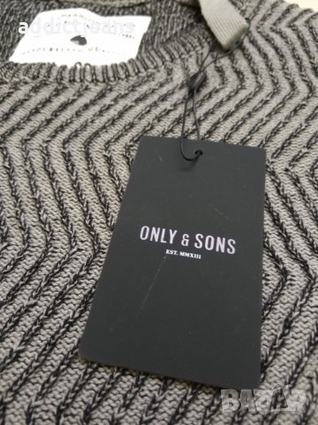 Мъжки пуловер Only & Sons размер L, снимка 3 - Пуловери - 27456531