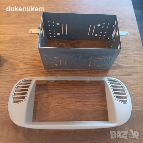 НОВ! Двоен монтажен комплект за радио 2 DIN за Fiat 500, снимка 8 - Аксесоари и консумативи - 51093786