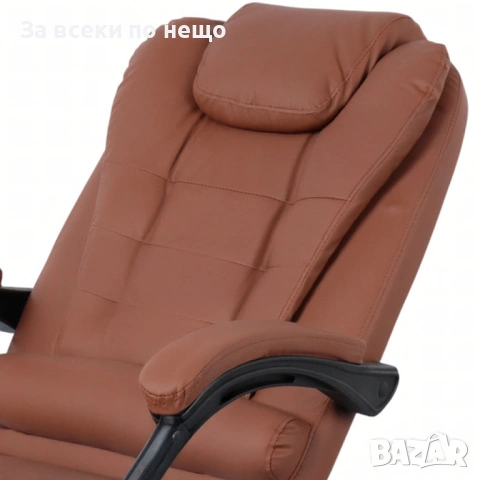 Ергономичен офис стол с лумбална опора от еко кожа, снимка 7 - Столове - 53155270