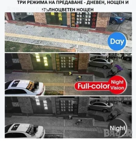 Водоустойчива WiFi камера за наблюдение с Full HD резолюция и интелигентно нощно виждане, снимка 3 - IP камери - 49174387