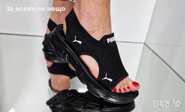 Puma Дамски Черни Сандали Пума Код P605, снимка 2 - Сандали - 50427862
