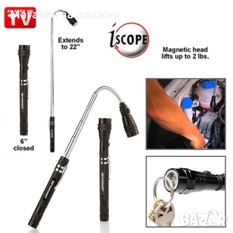 LED фенерче с магнитно закрепване, снимка 5 - Други инструменти - 28586104