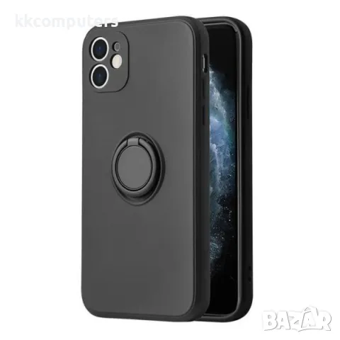 Калъф силикон Finger Grip / Черен / за Samsung S24 Fe Баркод : 3131681