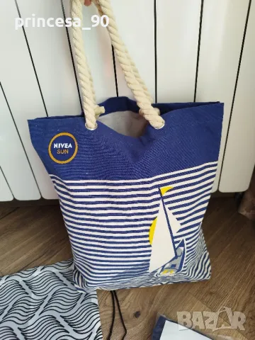 Плажна чанта Нивея/Nivea , снимка 2 - Чанти - 47842050