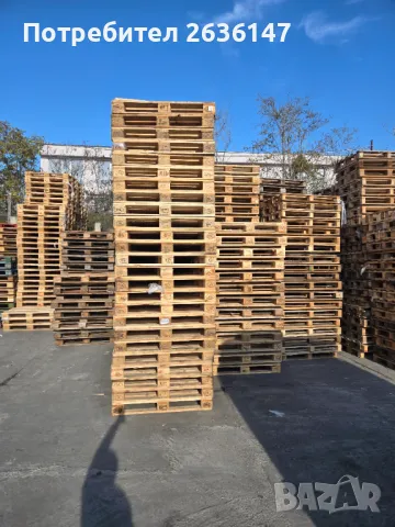 Палети бяло евро, снимка 2 - Други - 48037691