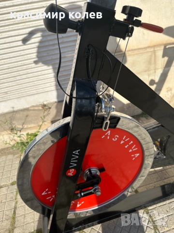 немски велоергометър (Spin Bike) "AsVIVA", снимка 7 - Фитнес уреди - 53408460