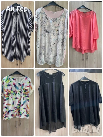 Блузи ризи тениски XL-4XL, снимка 2 - Ризи - 50553308
