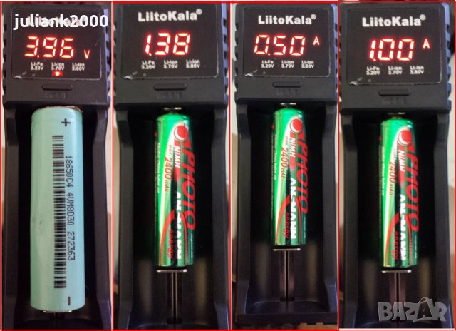 LiitoKala LII-100 Lii-S1 Lii-C2 и Nitecore , снимка 4 - Друга електроника - 28136813