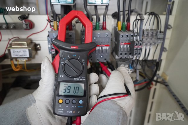Амперклещи със зумер UNIT UT-205 VAC/VDC | AAC | OHM | F | Hz, снимка 6 - Клещи - 39084423