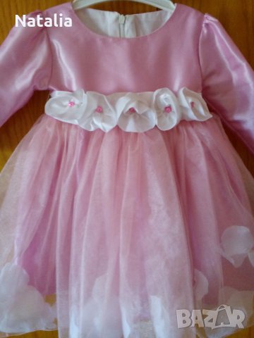 Красива рокличка за принцеса от тафта, снимка 3 - Бебешки рокли - 27305702