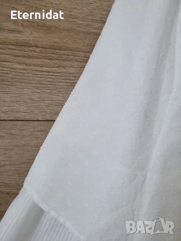 Бяла лятна рокля ICHI памучна материя , снимка 3 - Рокли - 51269228