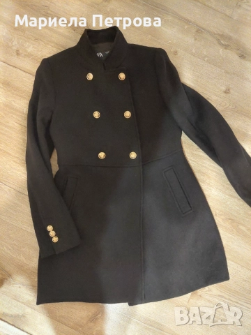 Зимно вълнено палто ZARA