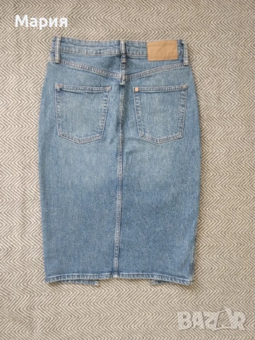 НМ дънкова пола размер 38, снимка 3 - Поли - 50584401