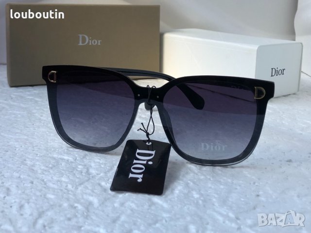 Дамски слънчеви очила тип котка Dior с лого, снимка 4 - Слънчеви и диоптрични очила - 33590310