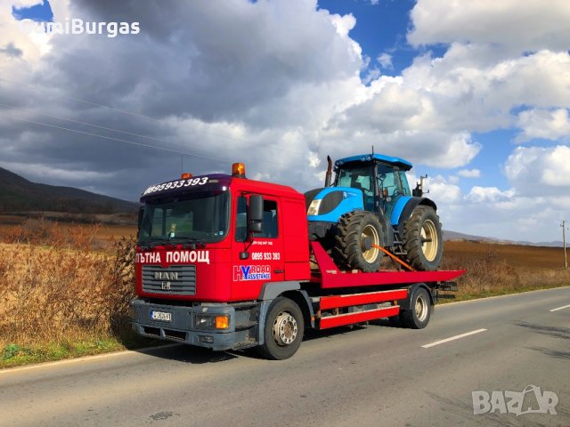 Транспорт на строителна и земеделска техника трактори мотокари вишки багери Бургас, снимка 1 - Транспортни услуги - 35052573