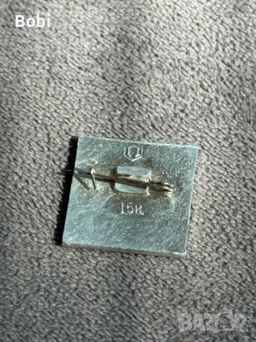 Оригинална съветска значка „Луноход-1“ – СССР, 1970-те, снимка 3 - Антикварни и старинни предмети - 51633183