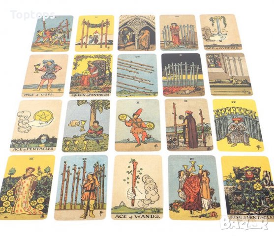 Таро карти 12смх7см с книжка: Smith-Waite Borderless Edition Tarot, снимка 10 - Карти за игра - 37421622